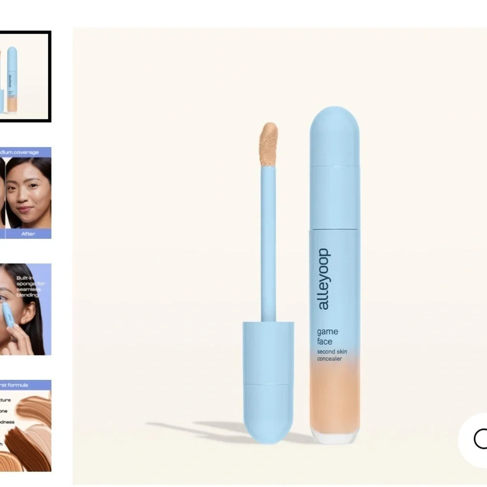 ALLEYOOP Game Face Concealer - WINNER(light medium with golden undertones)